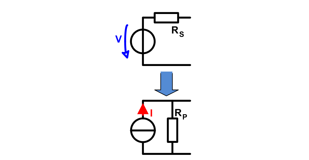 Spannungsquelle Ersatzstromquelle