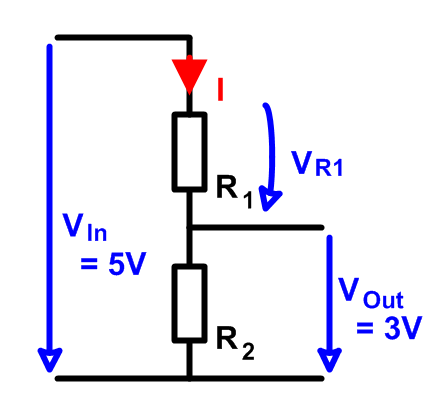 Spannungsteiler 5V 3V