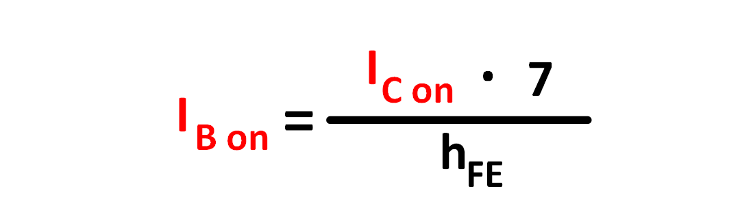 Basisstrom IB, Formuel und Berechnung