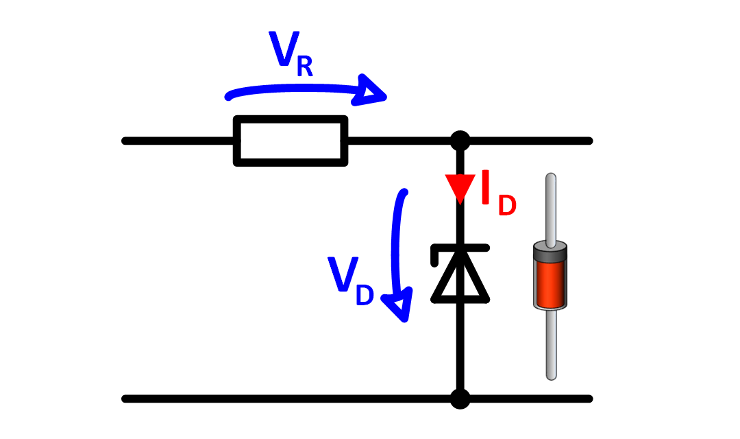 Zener Diode Einbaurichtung in der Grundschaltung Schema