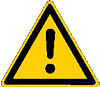 Warnschild Hinweis